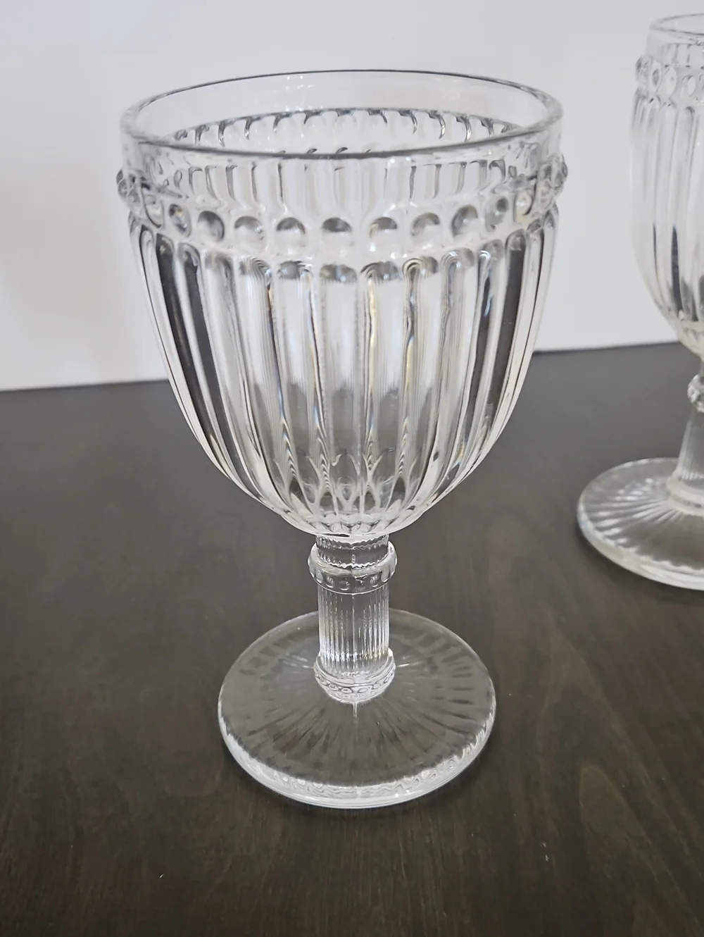 Pier 1 Set Of 2 Clear Glass Water Glasses